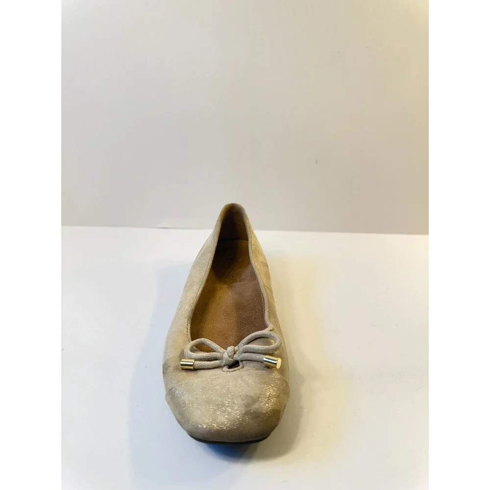 Vionic Womens Slip On Klara Ballet Flats Metallic Gold US 6